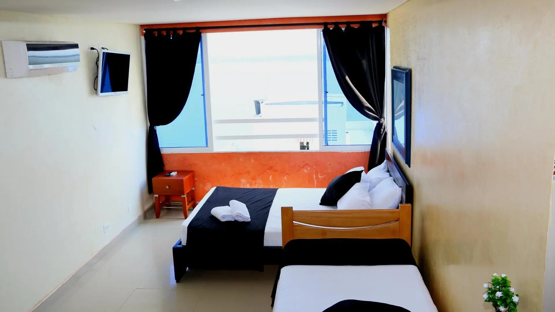 Ec-Al2J Estudio En Cartagena Cerca Al Mar Con Aire Acondicionado, Piscina Y Wifi Apartment Colombia
