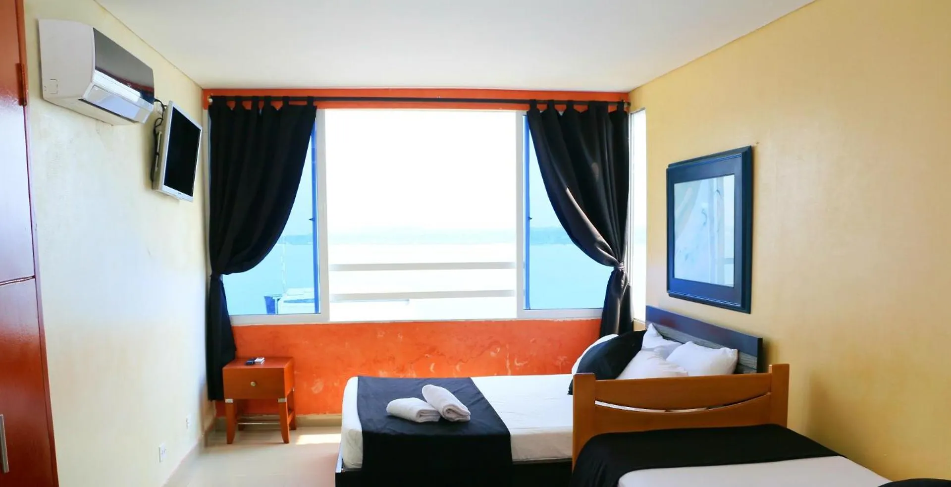 Ec-Al2J Estudio En Cartagena Cerca Al Mar Con Aire Acondicionado, Piscina Y Wifi Apartment
