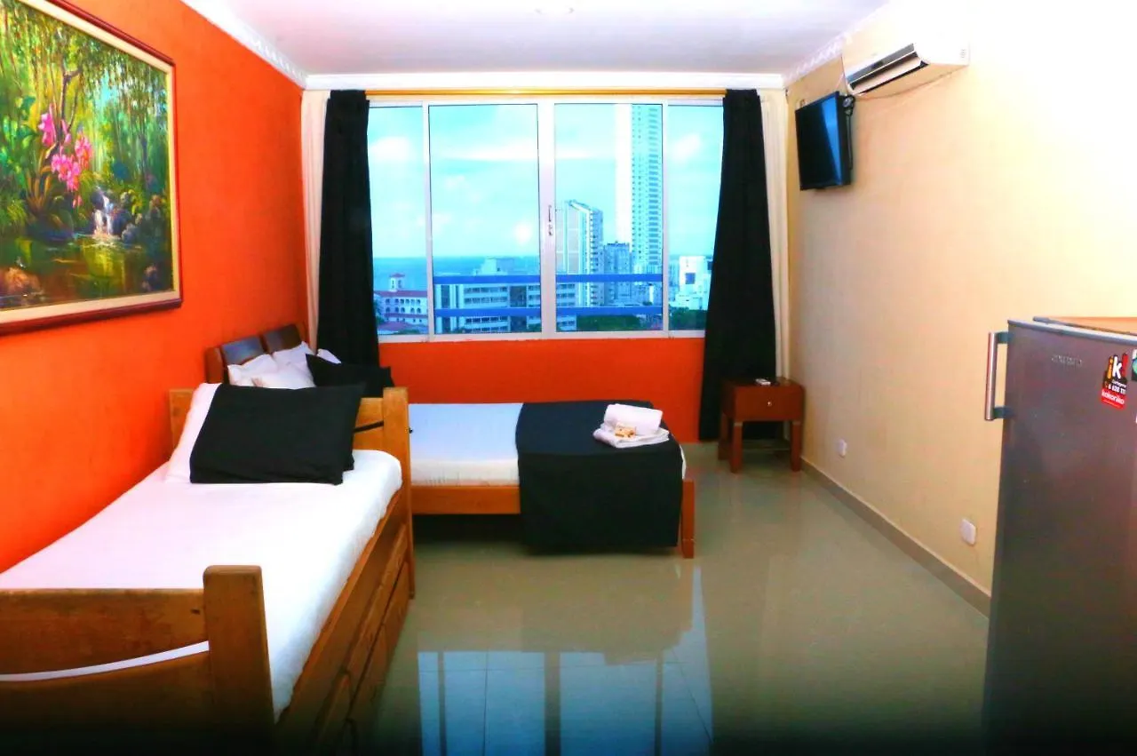 Ec-Al2J Estudio En Cartagena Cerca Al Mar Con Aire Acondicionado, Piscina Y Wifi Apartment Colombia