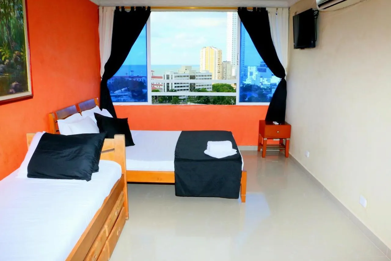 Ec-Al2J Estudio En Cartagena Cerca Al Mar Con Aire Acondicionado, Piscina Y Wifi Apartment Colombia